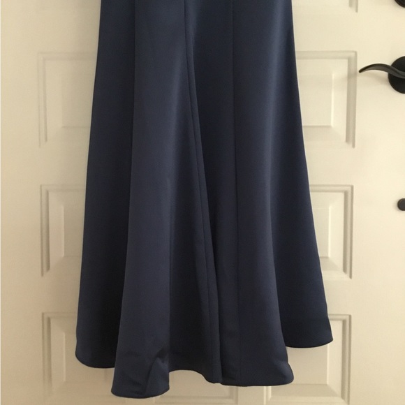 Amsale Bridesmaid Dress Jacinda in French Blue - Picture 3 of 8